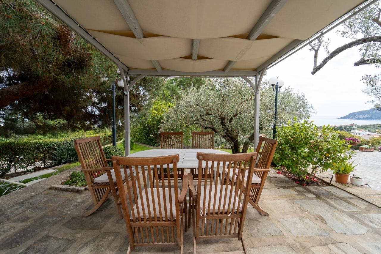 Villa Elia Kavala - Mediterranean Holiday Villa Palaiontsiflikion Bagian luar foto