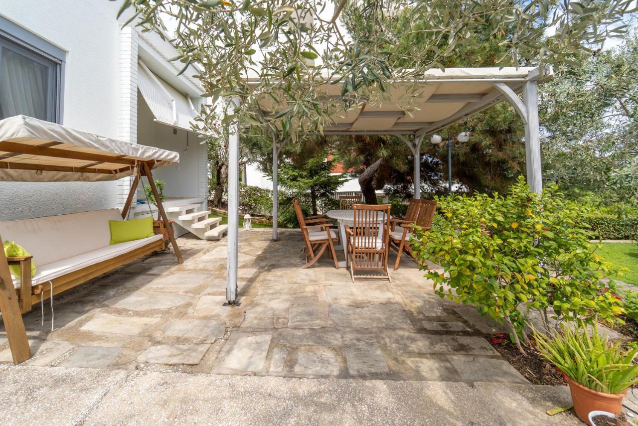 Villa Elia Kavala - Mediterranean Holiday Villa Palaiontsiflikion Bagian luar foto