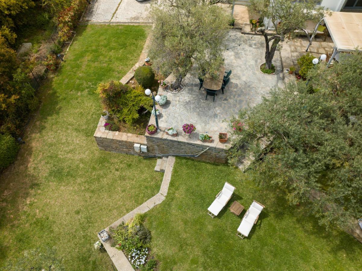 Villa Elia Kavala - Mediterranean Holiday Villa Palaiontsiflikion Bagian luar foto