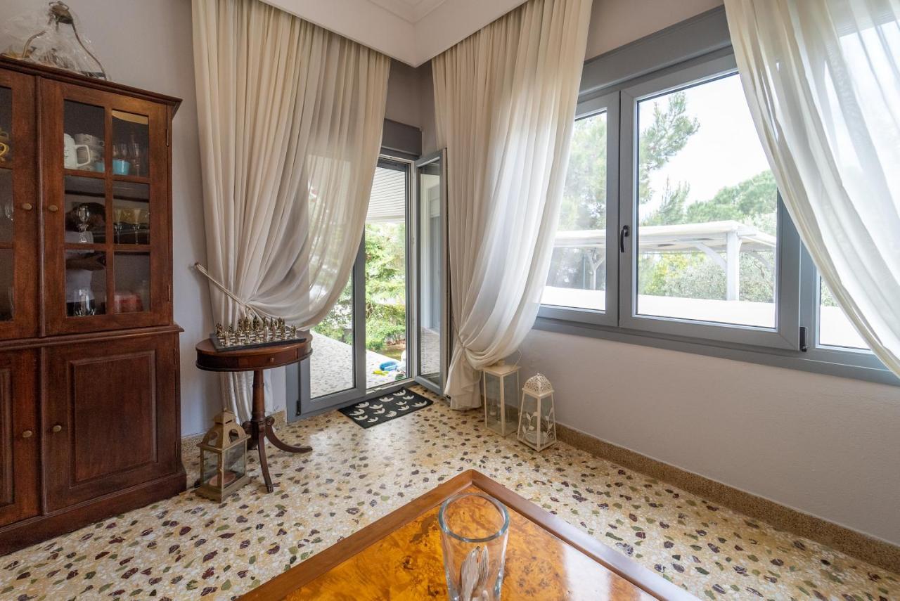 Villa Elia Kavala - Mediterranean Holiday Villa Palaiontsiflikion Bagian luar foto