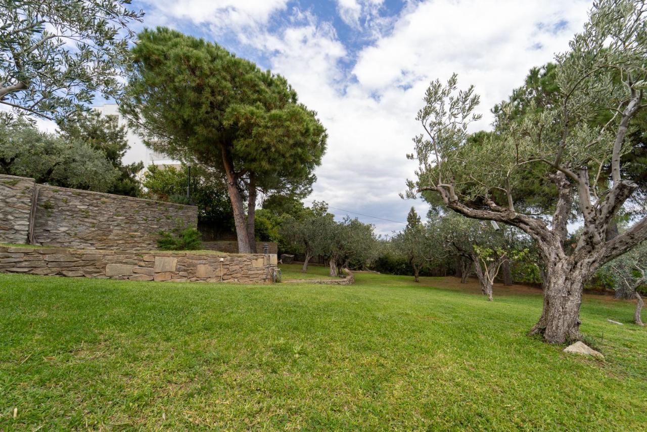 Villa Elia Kavala - Mediterranean Holiday Villa Palaiontsiflikion Bagian luar foto